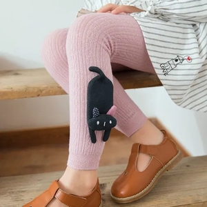 Wholesale Customized Elastic Waist Knitted Toddler Girl Lace Safety Shorts Kids Short Leggings