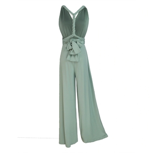 Summer New Design High Quality Fashion Slip Loose Jumpsuit for Ladies