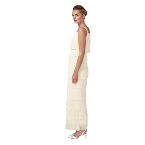 High Fashion New Arrivals Tassels Long Party Dress for Ladies