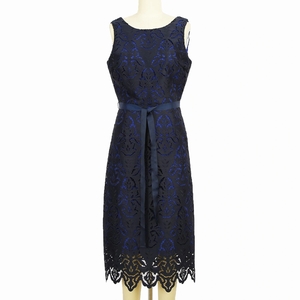 Hot Popular Chemical Flower Lace Sleeveless MIDI Dresses for Woman
