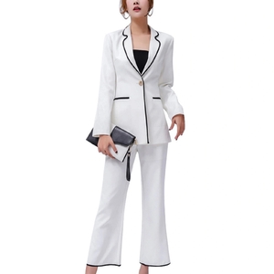 High Fashion Office Business Slim Two Piece Set for Women