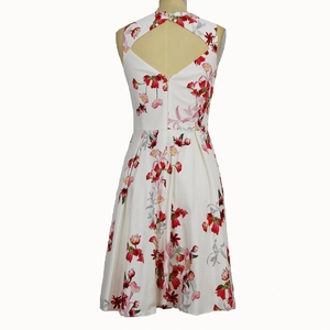 Hot Sale Summer Sexy Slim High Quality Cotton Printed Dress for Woman