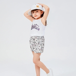 Wholesale Hot Selling Children′s Used Vest Shorts Summer Clothes Set