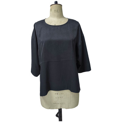 half sleeve round neckline top for ladies