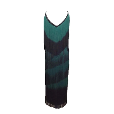 New Arrivals 2020 Sexy High Quality Gradient Color Tassels Long Party Dress for Woman