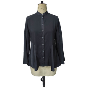 Ladies button up pleated top