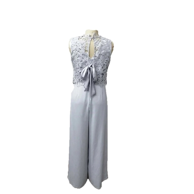 2020 Lace Top Satin Jumpsuit