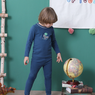 Wholesale Children Cotton Pajamas Long Sleeve Sleepwear Baby Night Wear Soft Kids Pajamas